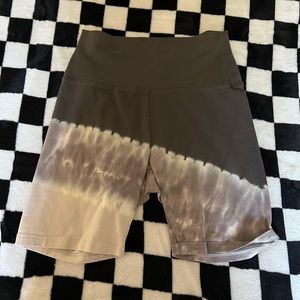 aerie biker shorts & bra